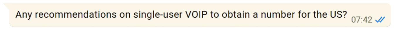 A question asked by a RecWired member