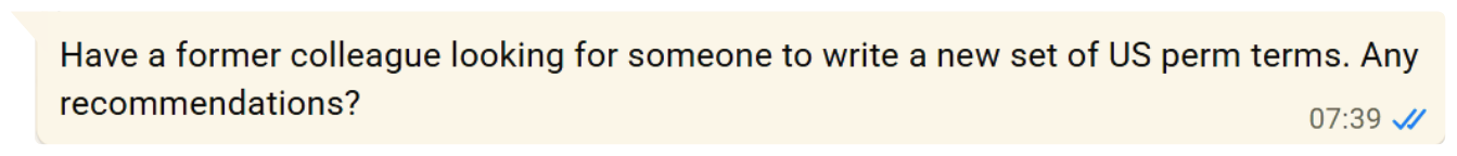 A question asked by a RecWired member
