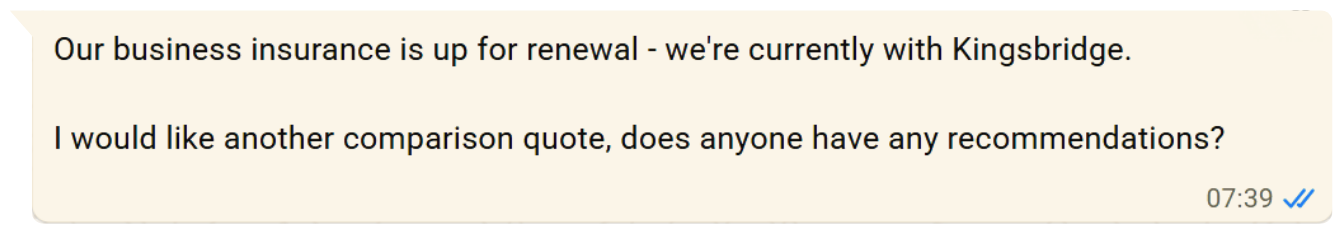 A question asked by a RecWired member
