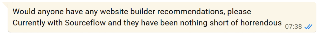 A question asked by a RecWired member