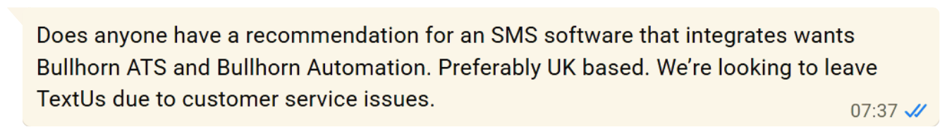 A question asked by a RecWired member
